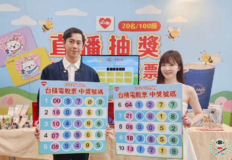圖1萊爾富「會員8週年慶 再抽台積電股票」10名幸運得主.jpeg